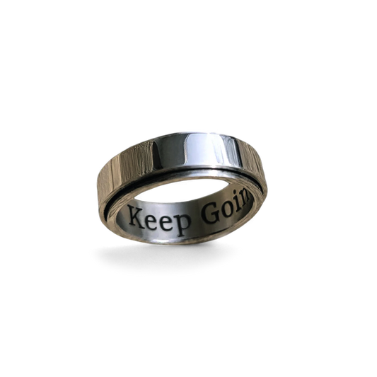 Custom Classic Block Fidget Ring