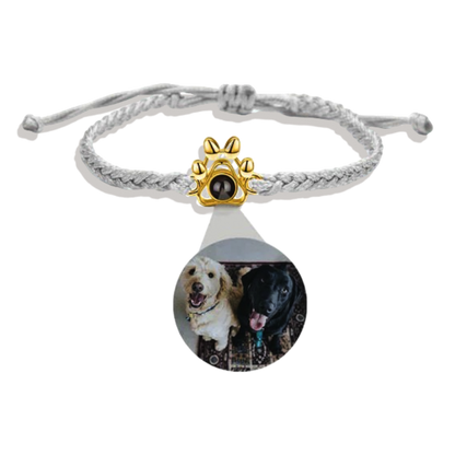 Customized Pet Paw Photo Bracelet