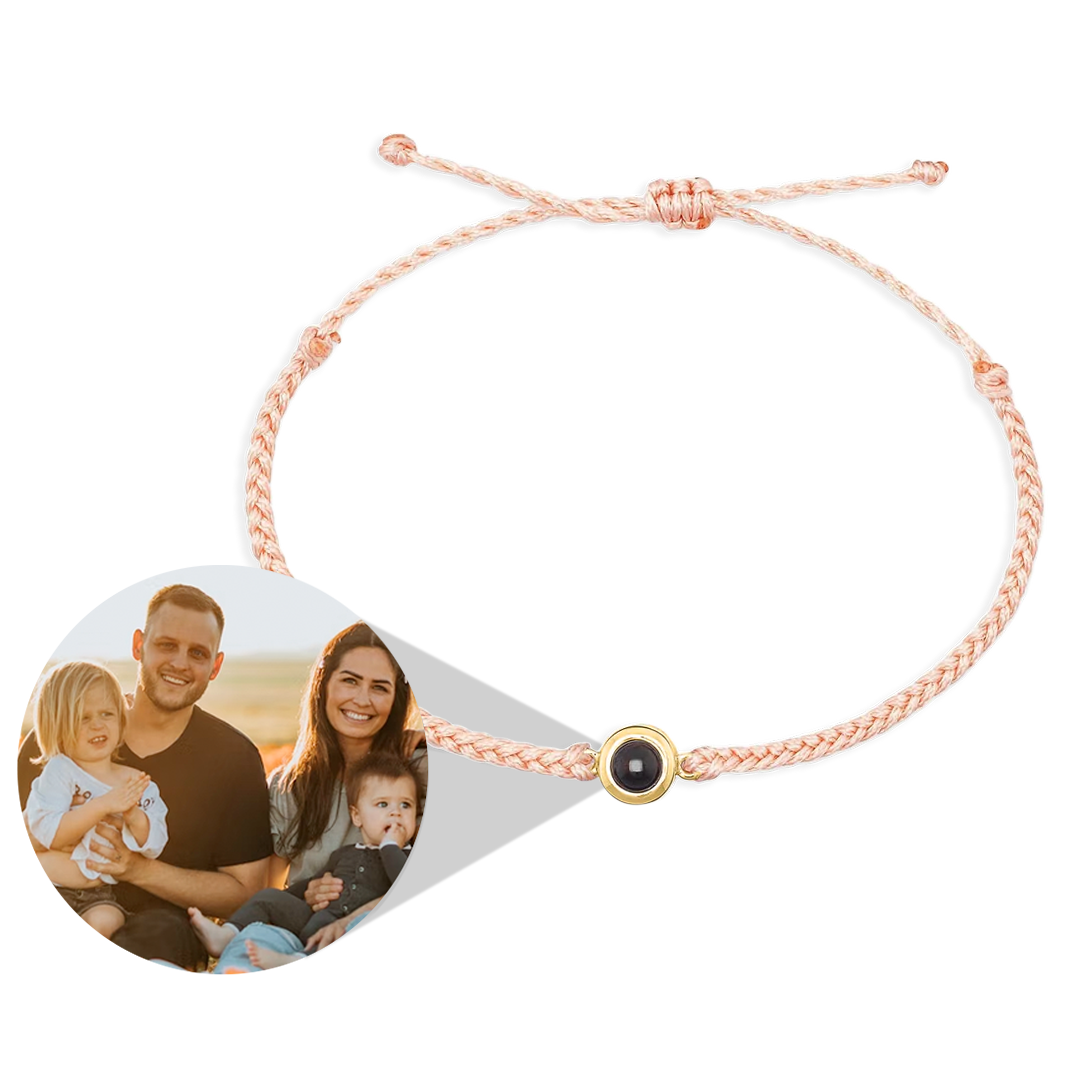 Custom Adjustable Photo Bracelet