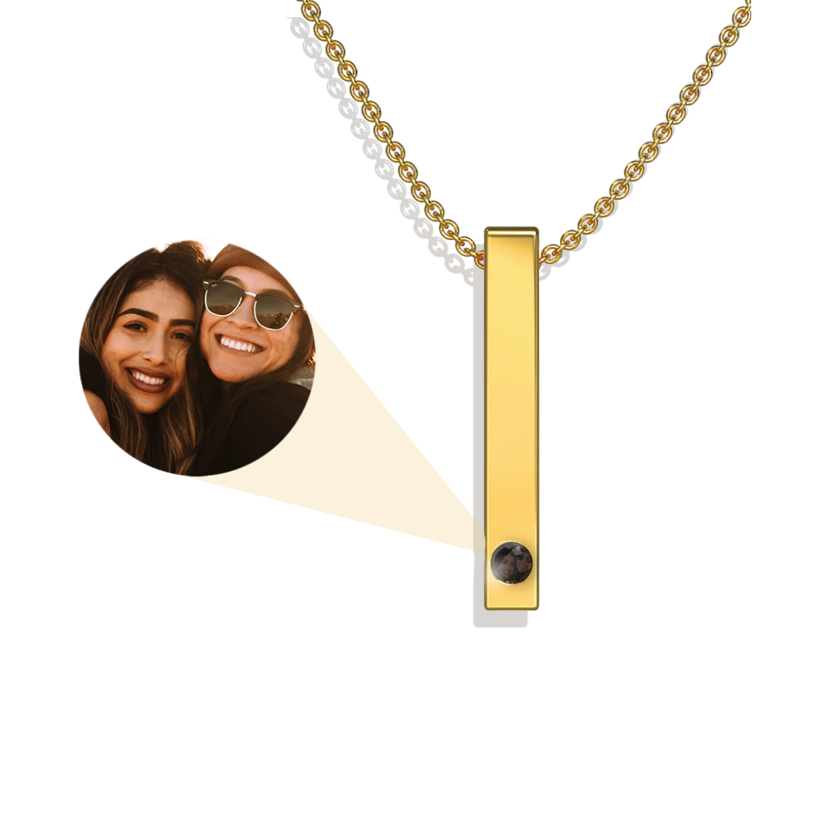 Photo Bar Necklace