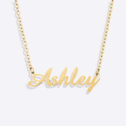 Personalized Quill Name Necklace