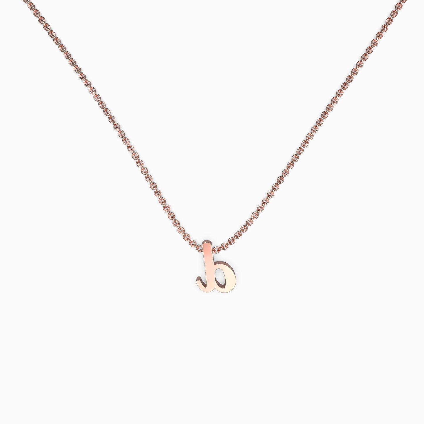 Personalized Initial Script Necklace