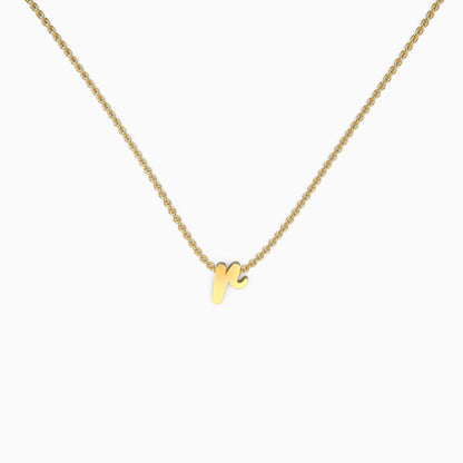 Personalized Initial Script Necklace