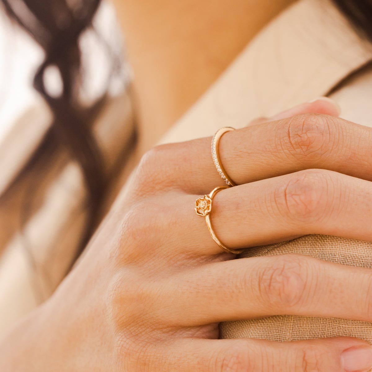 August Flower Ring