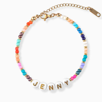 Personalized Beaded Name Bracelet