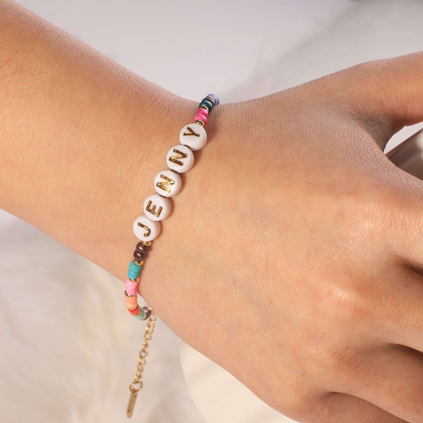 Personalized Beaded Name Bracelet