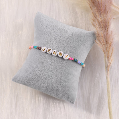 Personalized Beaded Name Bracelet