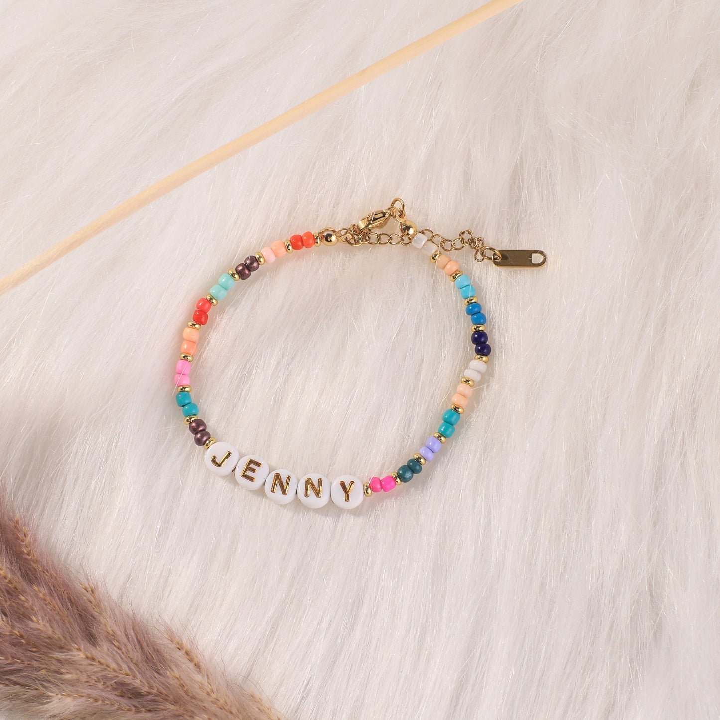 Personalized Beaded Name Bracelet