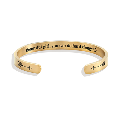 Personalizable Cuff Bracelet for Girls