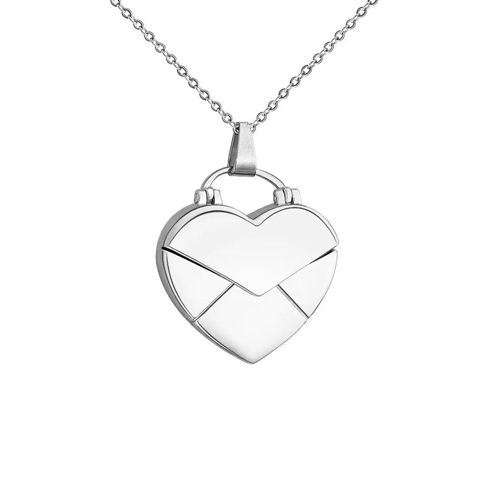 Personalized Heart Photo Pendant Necklace