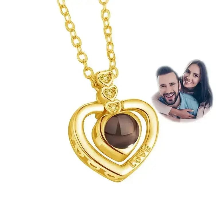 Custom Photo Projection Necklace Bracelet Keychain