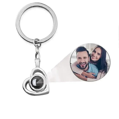 Custom Photo Projection Necklace Bracelet Keychain