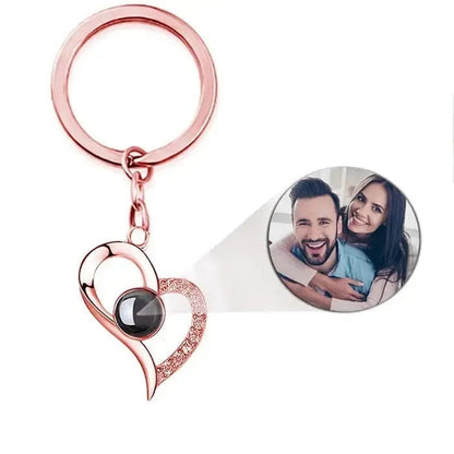 Custom Photo Projection Necklace Bracelet Keychain