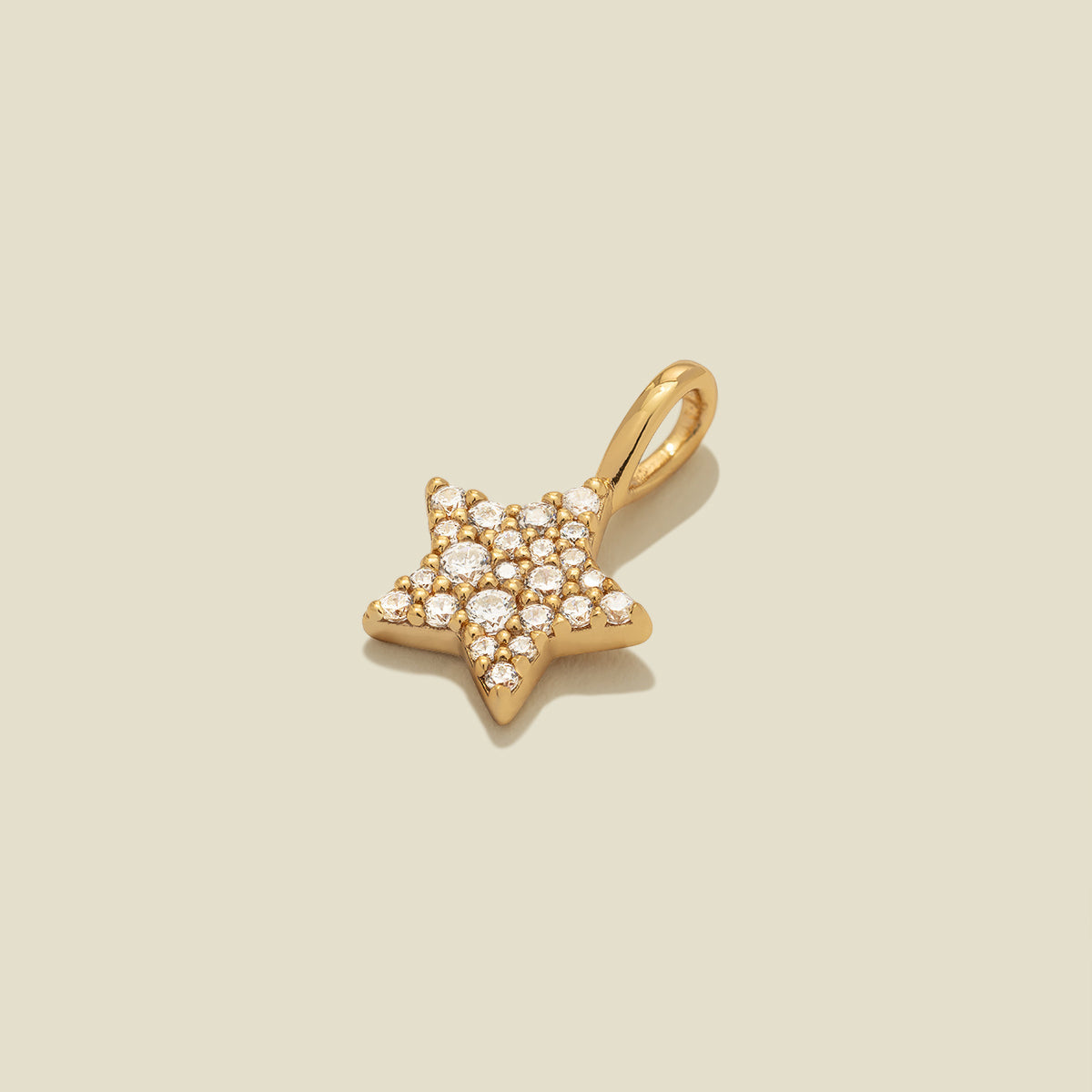 Personalized CZ Star Charm