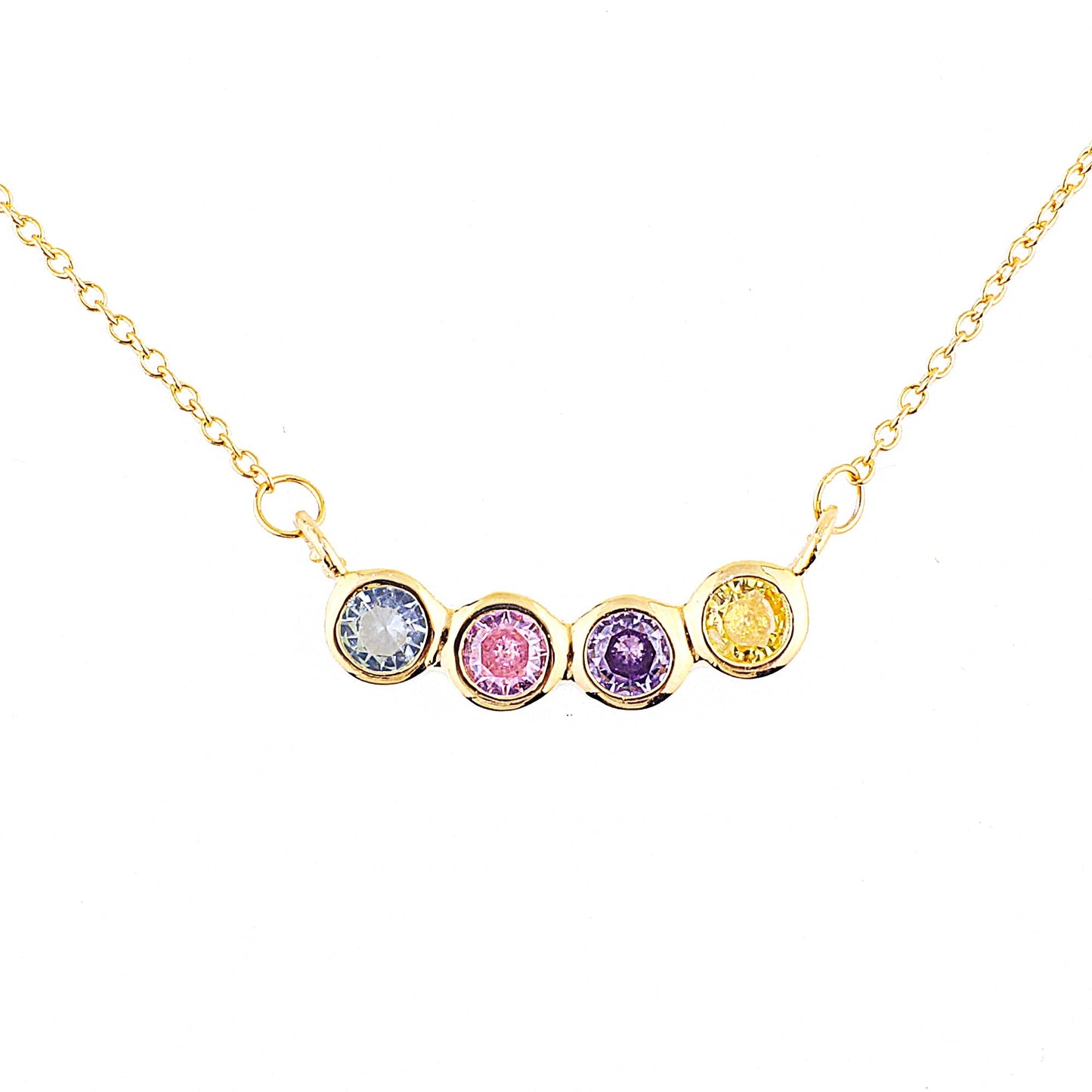 Personalized Birthstones Necklace