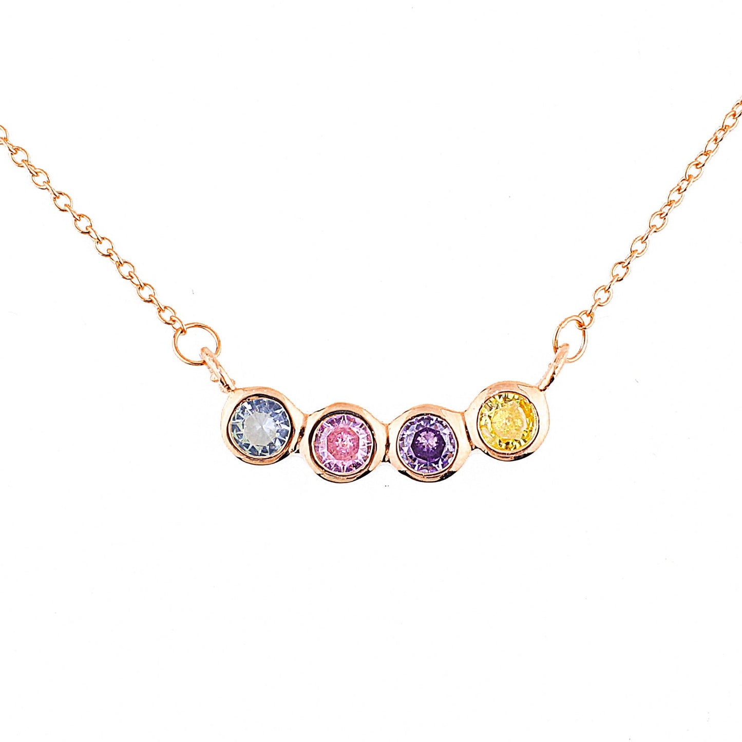 Personalized Birthstones Necklace