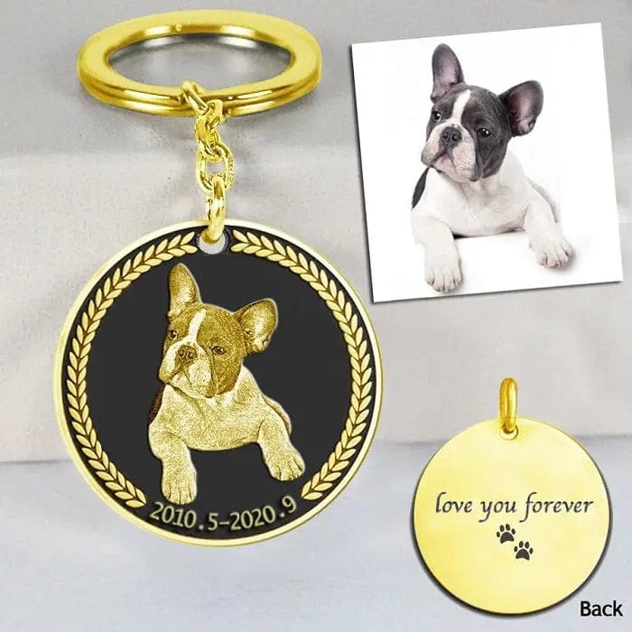 Personalized Engraved Necklace and Keyring