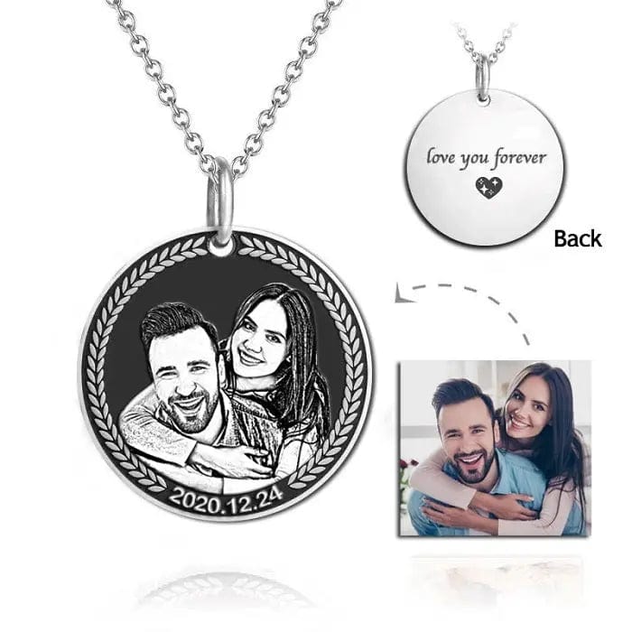 Personalized Engraved Necklace and Keyring