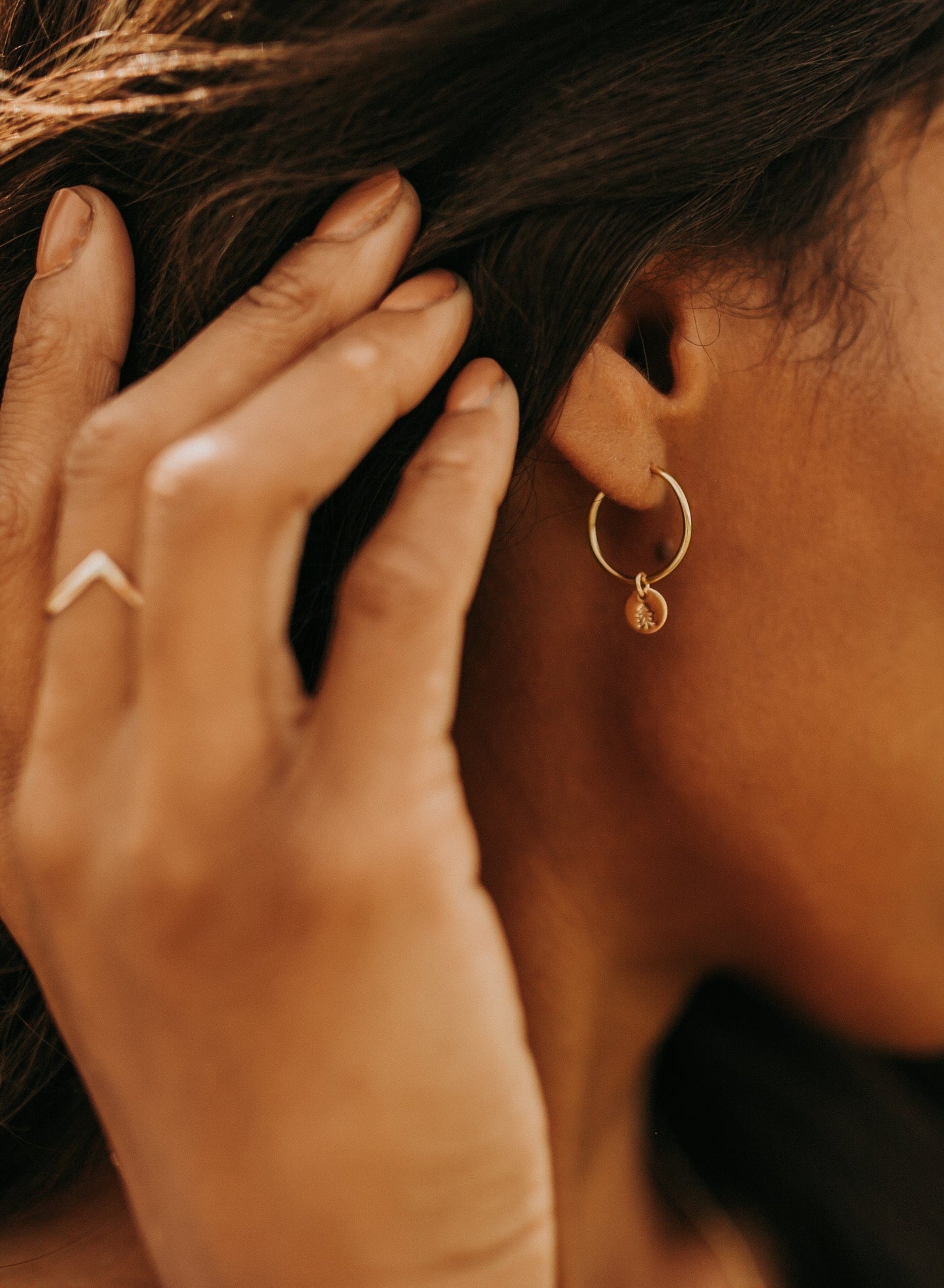 Personalized Hoop Earrings