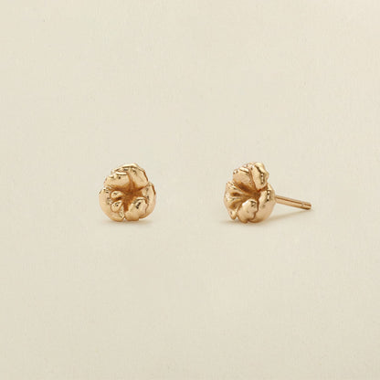 February Flower Stud Earrings