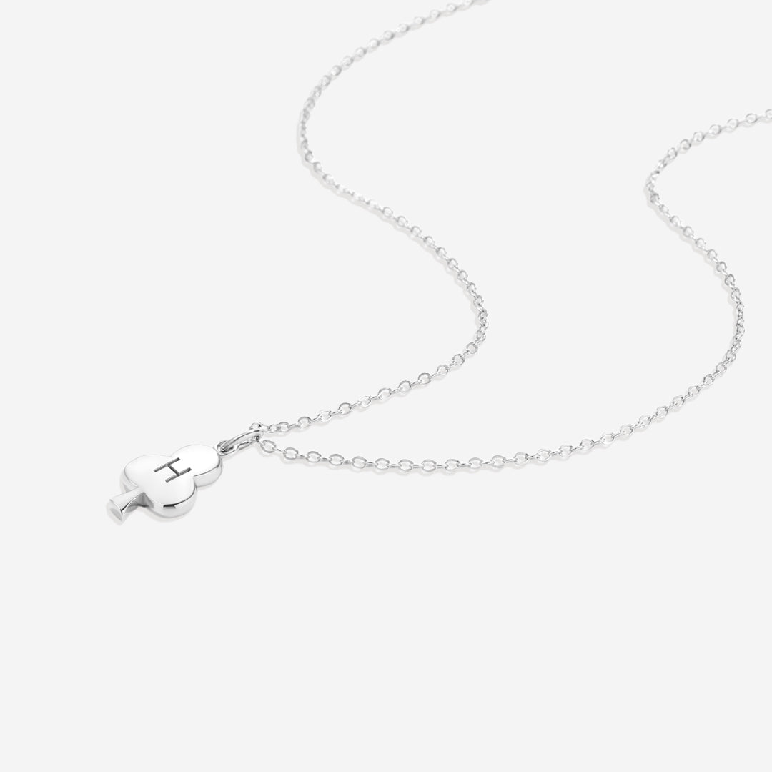 Initial Charm Stacking Necklace