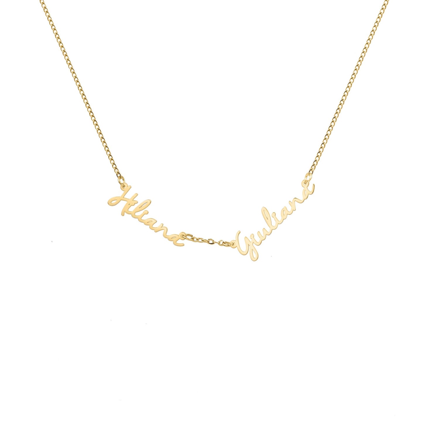 Custom Multiple Name Necklace for 4 Names