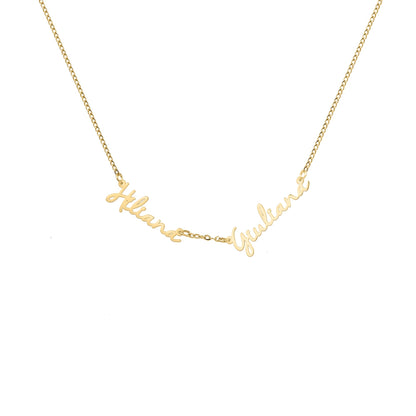 Custom Multiple Name Necklace for 4 Names