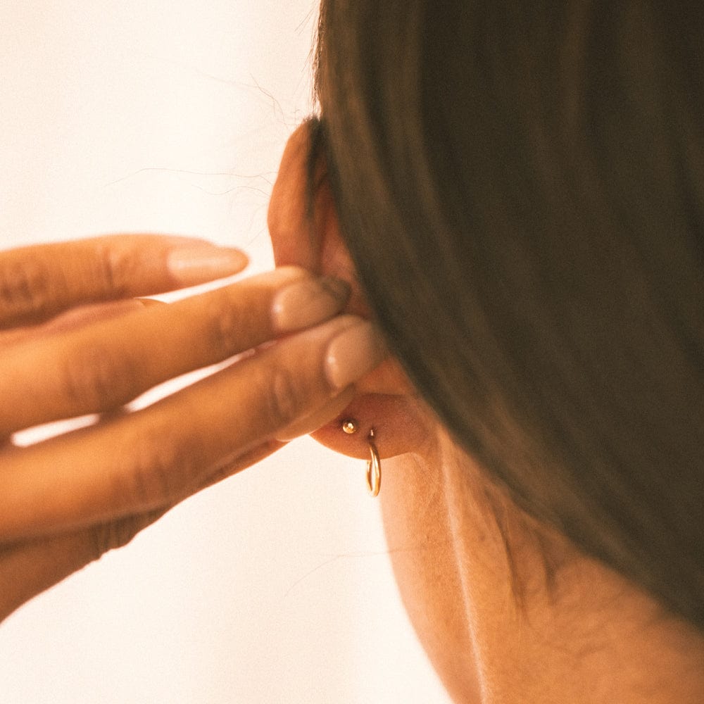 Customized Heart Stud Earrings