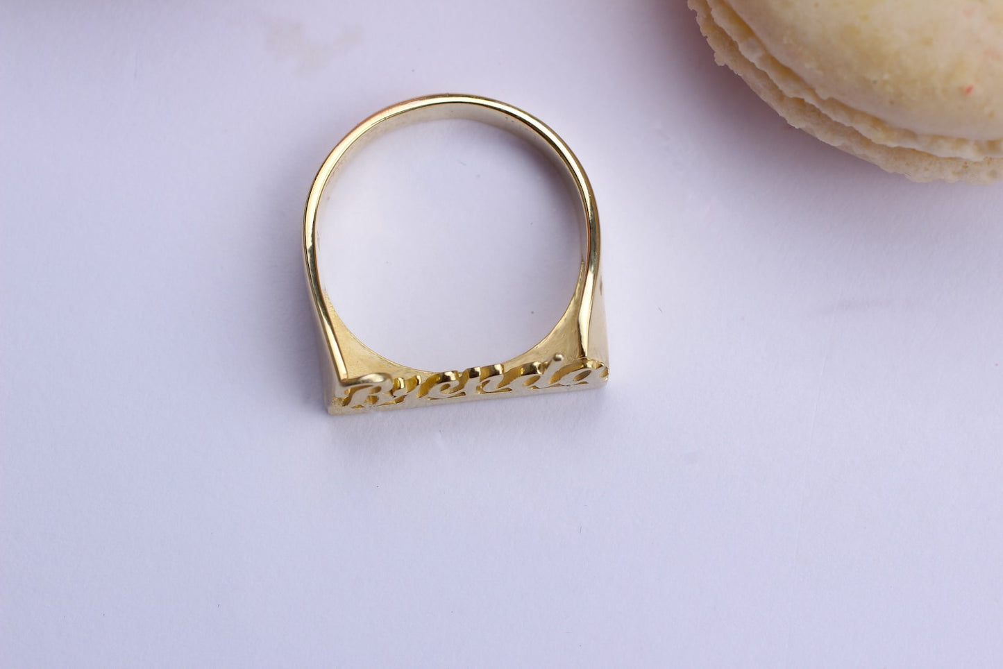 Dainty Sterling Silver Custom Name Ring