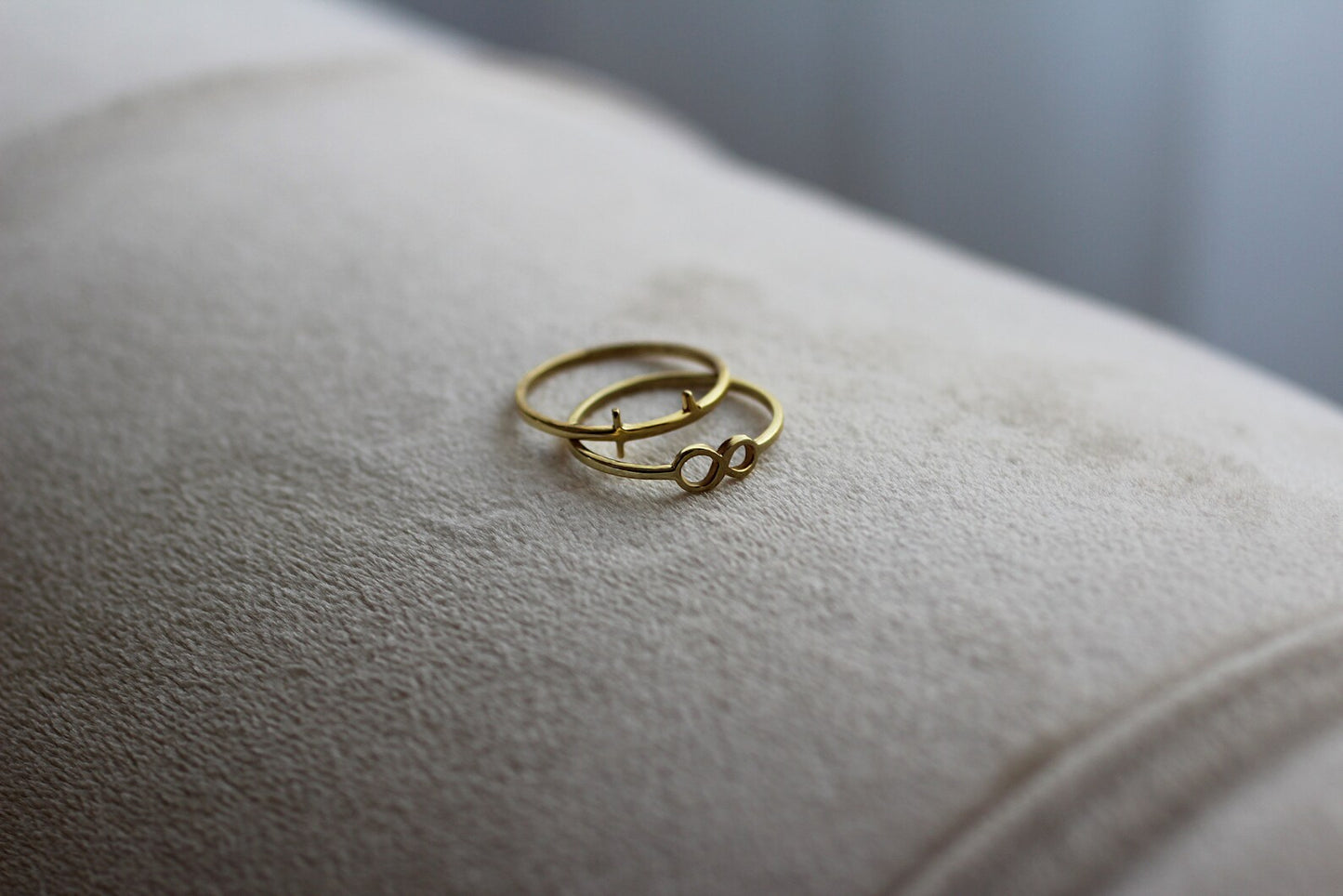 Personalized Dainty Sterling Silver Number Ring