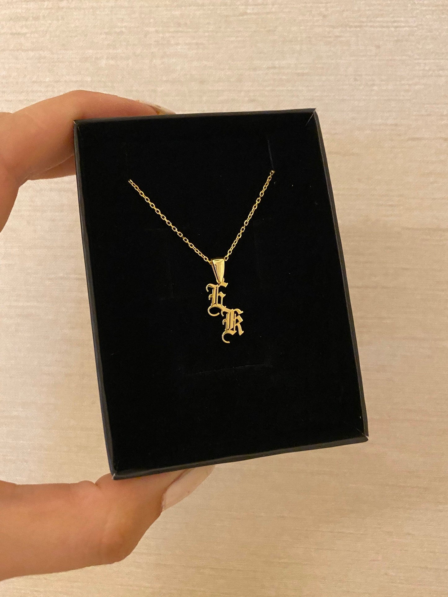 Personalized Double Initial Necklace