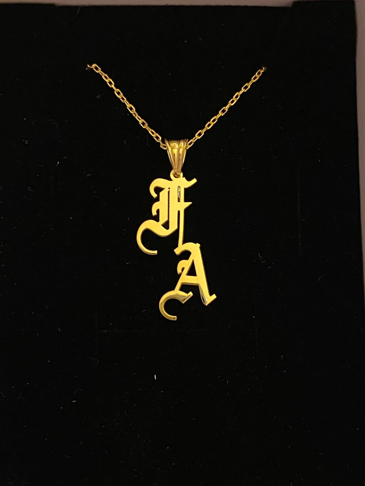 Personalized Double Initial Necklace