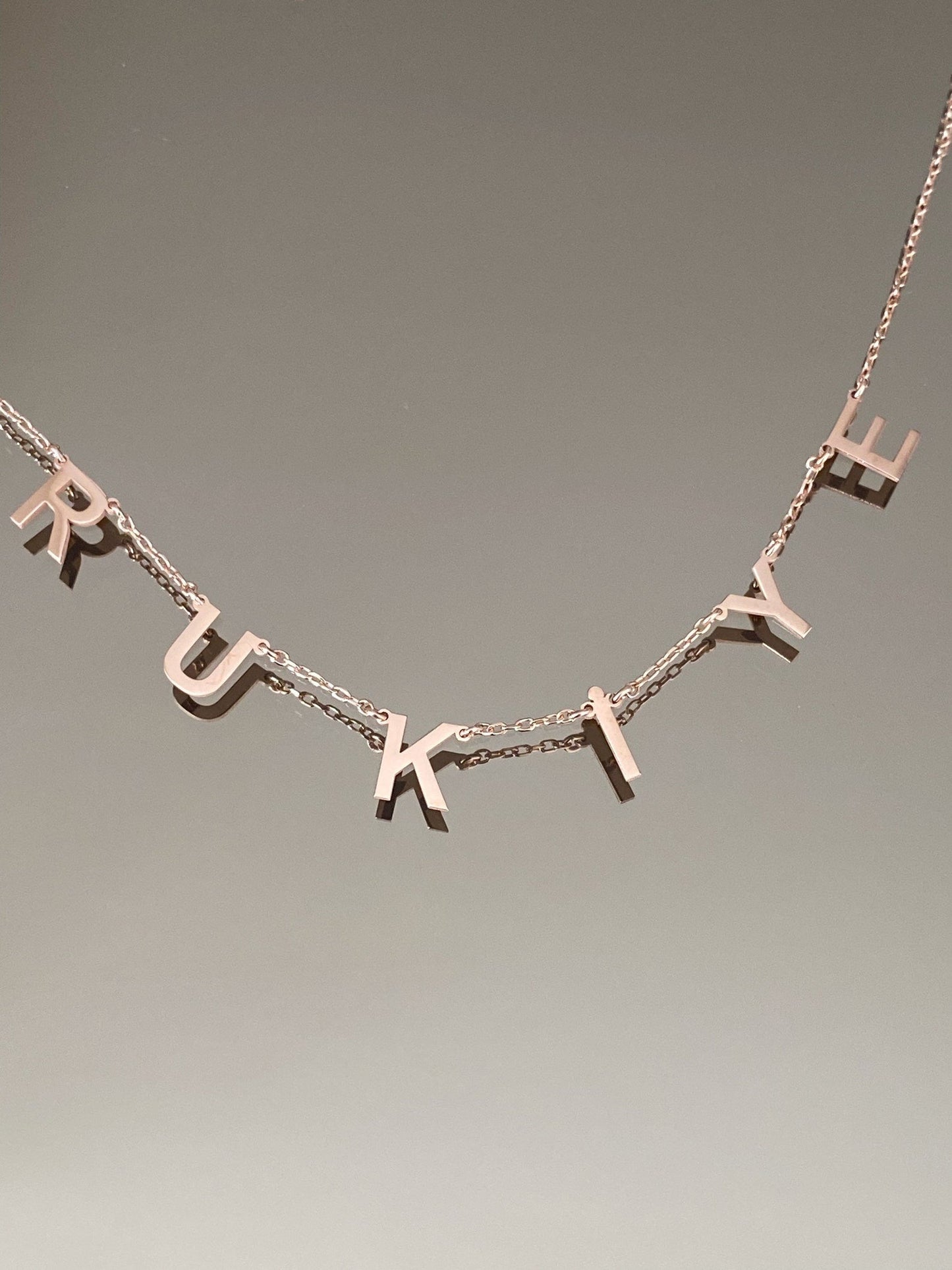 Custom Name Necklace in Sterling Silver