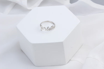 Custom Personalized Silver and Gold Rings