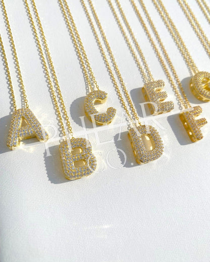 Personalized 14k Gold Initial Necklace