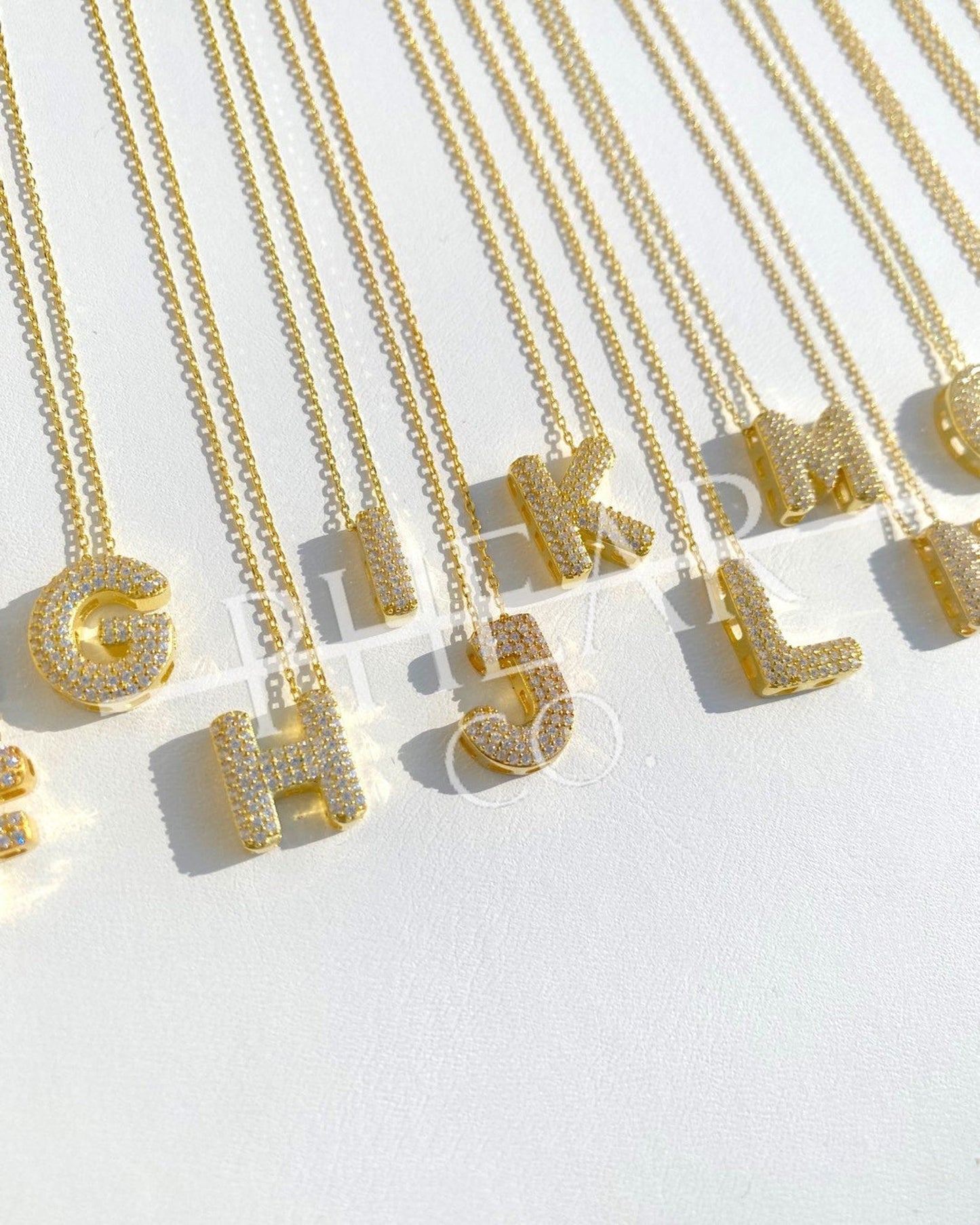 Personalized 14k Gold Initial Necklace