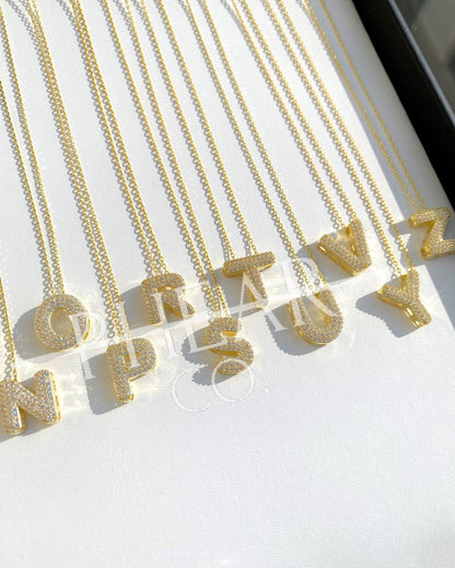 Personalized 14k Gold Initial Necklace