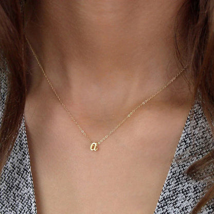 Personalized Initial Script Necklace