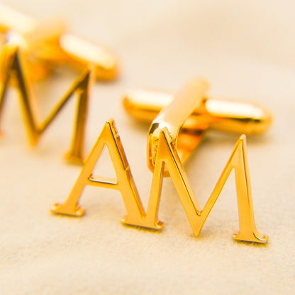 Personalized Initial Cufflinks for Men