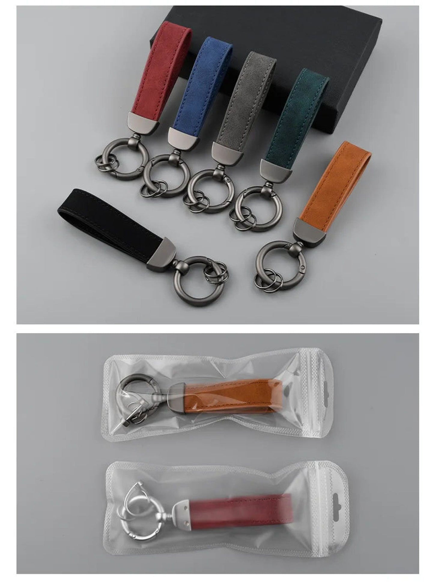 Customized Leather Engraved Keychain