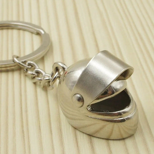 Personalized Motorcycle Helmet Keychain