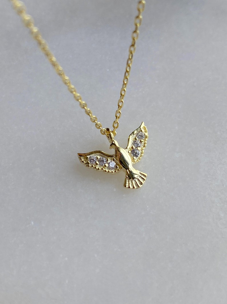 Personalized Phoenix Pendant Necklace in Silver and Gold