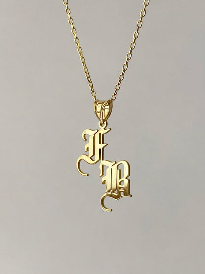 Personalized Double Initial Necklace