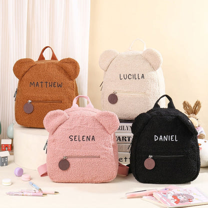 Personalized Teddy Bear Kids Backpack