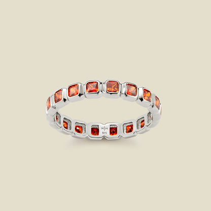 January Birthstone Eternity Ring