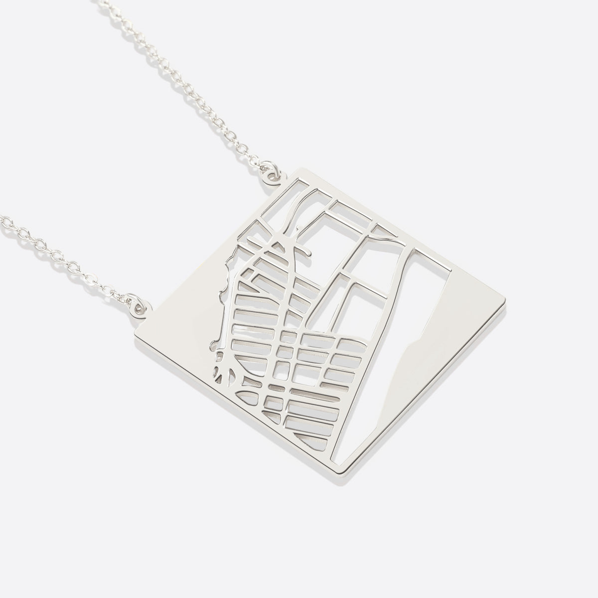 Personalized Map Necklace