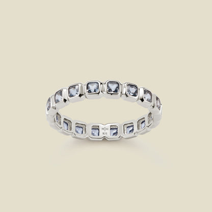 Custom March Birthstone Eternity Ring