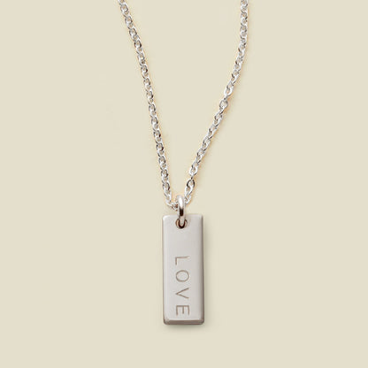 Personalized Mini Bar Necklace