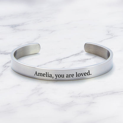 Personalized Cuff Bracelet