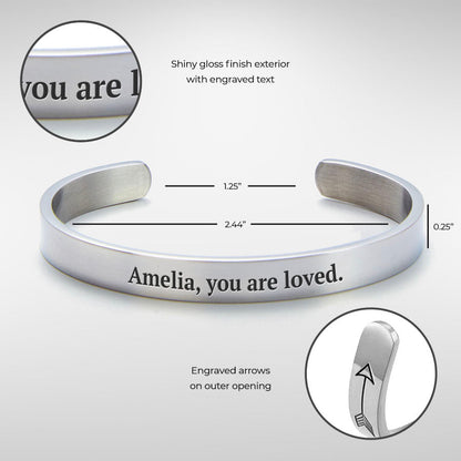 Personalized Cuff Bracelet